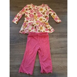 Angel dear baby girl set 3-6 mos